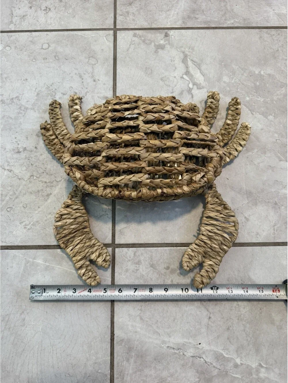 Crab Shaped Woven Basket